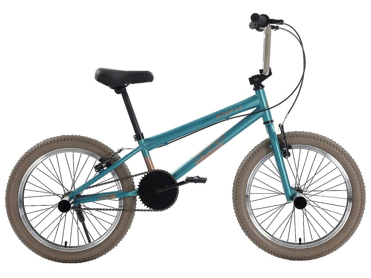 HOKE BMX Step L1 матовый синий Стальная рама, тормоза V-Brake, втулки на промподшипниках